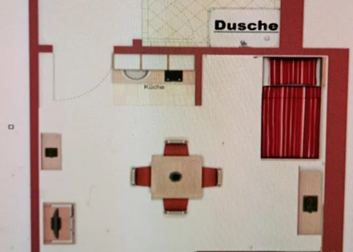 شقة Klein, Aber Fast Alles Vorhanden, Ideal Fuer 2 Pers